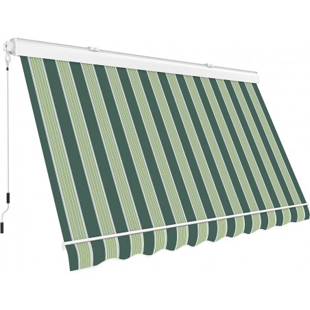 Tenda da sole a Caduta Cassonata in Alluminio Balcone Finestra Soffitto o Parete