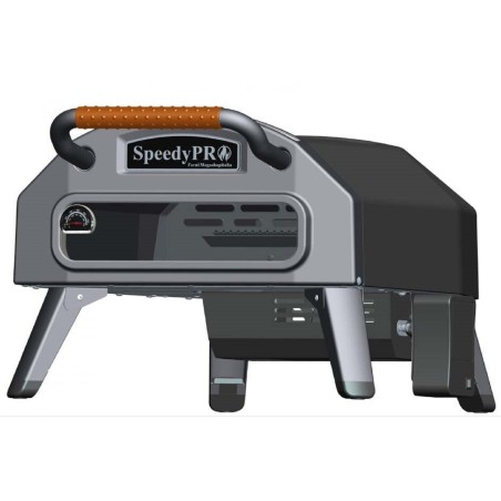 Forno per Pizza a Gas in Acciaio Pietra Rotante Automatica 500 gradi SpeedyPRO Forno da Esterno Portatile