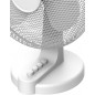 Ventilatore da Tavolo 45 Watt Metallo ABS 3 Pale 3 Velocità Diametro 40 cm Oscillante