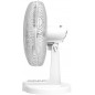 Ventilatore da Tavolo 45 Watt Metallo ABS 3 Pale 3 Velocità Diametro 40 cm Oscillante