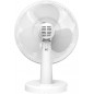 Ventilatore da Tavolo 45 Watt Metallo ABS 3 Pale 3 Velocità Diametro 40 cm Oscillante