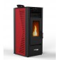 Stufa a Pellet 10kW ad Aria Ventilata Rodi Riscaldamento Alta Efficienza 100mq Wifi Stufa a Pellet 10kW ad Aria Ventilata Rodi Riscaldamento Alta Efficienza 100mq Wifi