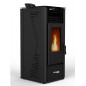 Stufa a Pellet 10kW ad Aria Ventilata Rodi Riscaldamento Alta Efficienza 100mq Wifi Stufa a Pellet 10kW ad Aria Ventilata Rodi Riscaldamento Alta Efficienza 100mq Wifi