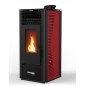 Stufa a Pellet 10kW ad Aria Ventilata Rodi Riscaldamento Alta Efficienza 100mq Wifi Stufa a Pellet 10kW ad Aria Ventilata Rodi Riscaldamento Alta Efficienza 100mq Wifi