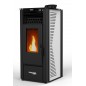 Stufa a Pellet 10kW ad Aria Ventilata Rodi Riscaldamento Alta Efficienza 100mq