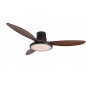 Ventilatore da Soffitto in Legno Massello con Lampada LED, Telecomando e Modulo Wi?Fi, Motore DC 40W Ventilatore da Soffitto in Legno Massello con Lampada LED, Telecomando e Modulo Wi?Fi, Motore DC 40W