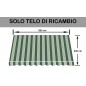 Telo di Ricambio per Tenda da Sole a Caduta e Bracci in Poliestere da 180gr/mq PU Impermeabile