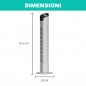 Ventilatore a Torre 50Watt con Pannello Touch 3 Modalità 3 Velocità Telecomando