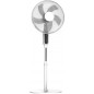 Ventilatore a Piantana 45W base Tonda Cinque Pale Telecomando