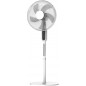 Ventilatore a Piantana 45W base Tonda Cinque Pale Telecomando