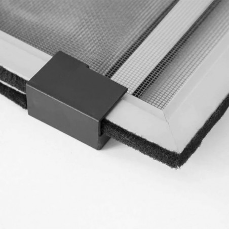 Zanzariera Estensibile Bianca per Finestre Porte H70x100/190cm Con Feltro