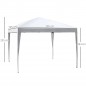 Gazebo Pieghevole Giardino 3x3MT Automatico Fisarmonica Fiera Stand Mare Mercato Gazebo Pieghevole Giardino 3x3MT Automatico Fisarmonica Fiera Stand Mare Mercato