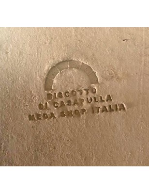 Biscotto di Casapulla Pietra Refrattaria per Pizza Forno Fornace Sorbo Made in Italy (L33,5xP33,5xH2cm)
