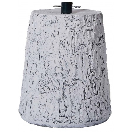 Tronco Base Di Supporto Per Albero Di Natale Innevata Bianco H40cm