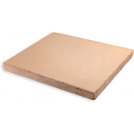 Biscotto di Casapulla Pietra Refrattaria per Pizza Forno Fornace Sorbo Made in Italy (L33xP35xH2cm)
