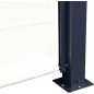 Pergola da Giardino 3x3 metri in Acciaio con Telo Scorrevole Retrattile in Poliestere 180 g/m²