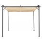 Gazebo Pergola in Acciaio e Alluminio con Tetto Retrattile Impermeabile