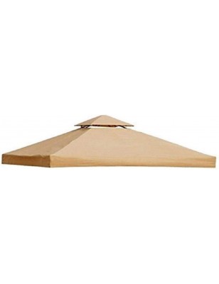 Top Telo copertura per gazebo di ricambio 3x3 mt con Airvent ECRU 220 gr
