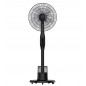 Ventilatore a Piantana 5 Pale con Nebulizzatore 90W Oscillazione Timer 24 Ore