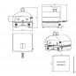Forno per Pizza a Gas in Acciaio Inox Doppio Bruciatore Speedy500 Pietra 500 Gradi Forno da Esterno Portatile Forno per Pizza a Gas in Acciaio Inox Doppio Bruciatore Speedy500 Pietra 500 Gradi Forno da Esterno Portatile