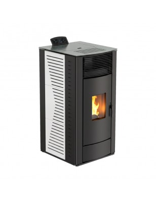 Stufa a Pellet 12.8kW Canalizzabile Ventilata Atene Riscaldamento 150mq