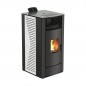 Stufa a Pellet 12.8kW Canalizzabile Ventilata Atene Riscaldamento 150mq