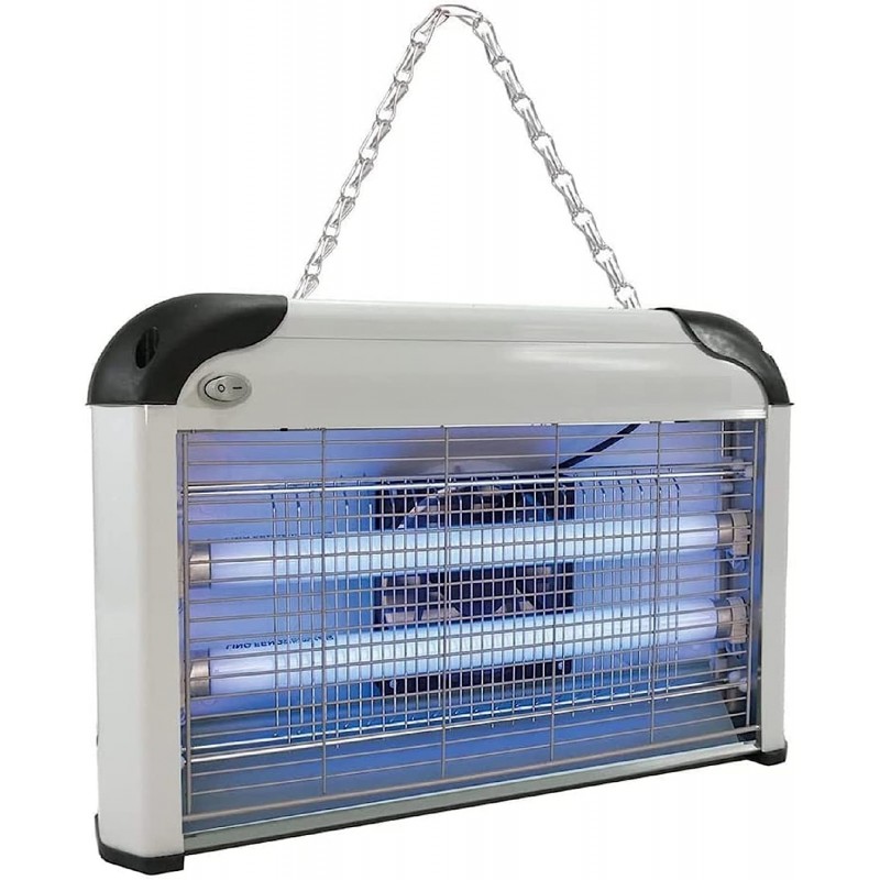 Zanzariera Elettrica Stermina Insetti Mosche Zanzare 2 Lampade 32W con Ventola di Aspirazione Zanzariera Elettrica Stermina Insetti Mosche Zanzare 2 Lampade 32W con Ventola di Aspirazione