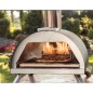 Forno per pizza Multifuel Gas Legna Pellet in Acciaio Inox Pietra Refrettaria 500° Forno per pizza Multifuel Gas Legna Pellet in Acciaio Inox Pietra Refrettaria 500°