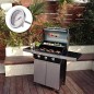 Termometro per Barbecue Affumicatore Forno Grill 50-550 Gradi