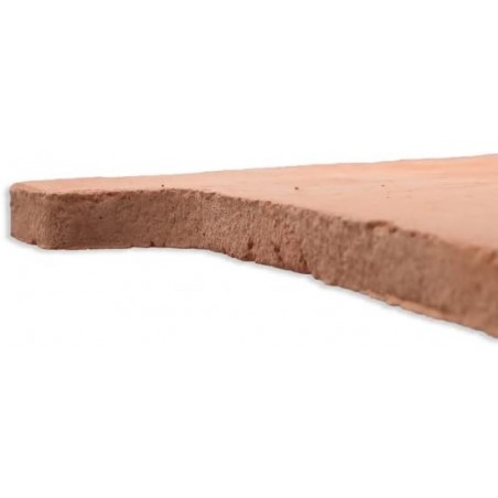 Biscotto di Casapulla Pietra Refrattaria per Pizza Forno Fornace Sorbo Made in Italy (P52xL42xH2,3cm ONK16)