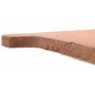 Biscotto di Casapulla Pietra Refrattaria per Pizza Forno Fornace Sorbo Made in Italy (P52xL42xH2,3cm ONK16)