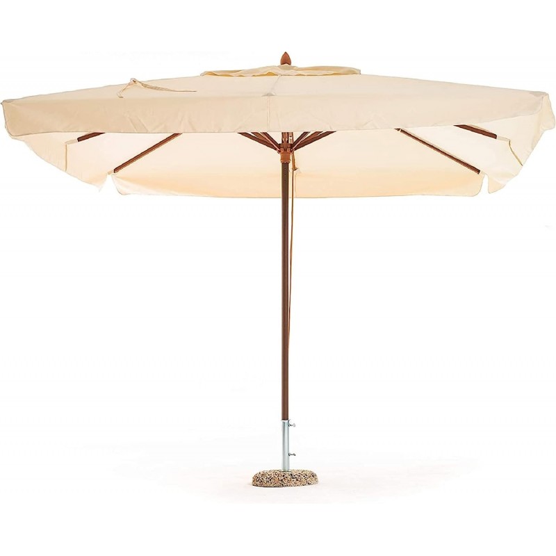 Ombrellone da Giardino in Legno a 8 Stecche con finitura in Ottone Telo 250gr/mq Impermeabile (3x3 MT Quadrato) Ombrellone da Giardino in Legno a 8 Stecche con finitura in Ottone Telo 250gr/mq Impermeabile (3x3 MT Quadrato)