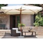 Ombrellone da Giardino in Legno a 8 Stecche con finitura in Ottone Telo 250gr/mq Impermeabile (3x3 MT Quadrato) Ombrellone da Giardino in Legno a 8 Stecche con finitura in Ottone Telo 250gr/mq Impermeabile (3x3 MT Quadrato)