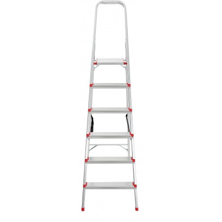 Scala Scaletta uso Domestico in Alluminio portata 150 kg (6 GRADINI)