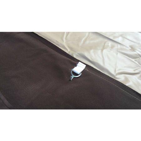 Telo di Ricambio Copertura per Gazebo in PVC da Giardino Impermeabile Antipioggia Antivento 3X3 MT