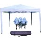 Gazebo Pieghevole Giardino 3x3MT Automatico Fisarmonica Fiera Stand Mare Mercato Gazebo Pieghevole Giardino 3x3MT Automatico Fisarmonica Fiera Stand Mare Mercato