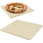 Pietra di ricambio per Forno 3 Pizze a legna e gas Mega Shop Italia misura L33xP36xH2cm