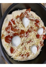 Photo from customer for Forno per Pizza a Gas in Acciaio Inox Doppio Bruciatore Speedy500 Pietra 500 Gradi Forno da Esterno Portatile