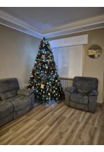 Photo from customer for Albero di natale Pino 150/180/210/240/270/300 CM SUPER FOLTO REALISTICO VERDE