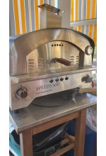 Photo from customer for Forno per Pizza a Gas in Acciaio Inox Doppio Bruciatore Speedy500 Pietra 500 Gradi Forno da Esterno Portatile
