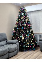 Photo from customer for Albero di natale Pino 150/180/210/240/270/300 CM SUPER FOLTO REALISTICO VERDE