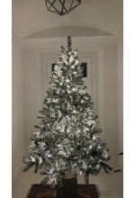 Photo from customer for Albero di natale INNEVATO 150/180/210/230/270CM SUPERFOLTO REALISTICO BIANCO