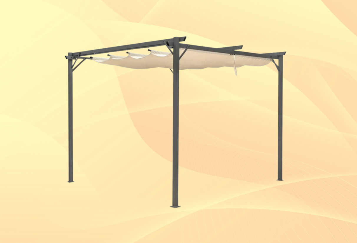 Gazebo con pergola impermeabile retrattile: scopri la combinazione perfetta tra eleganza e praticità per il tuo giardino